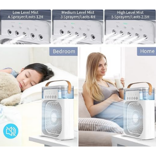 Ventilador eléctrico de escritorio recar